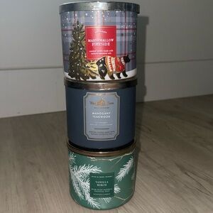 Mahogany teakwood candles